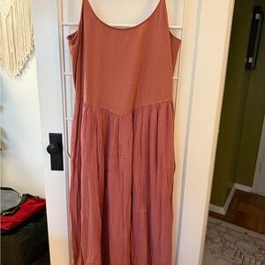 Aerie Terracotta Maxi Dress